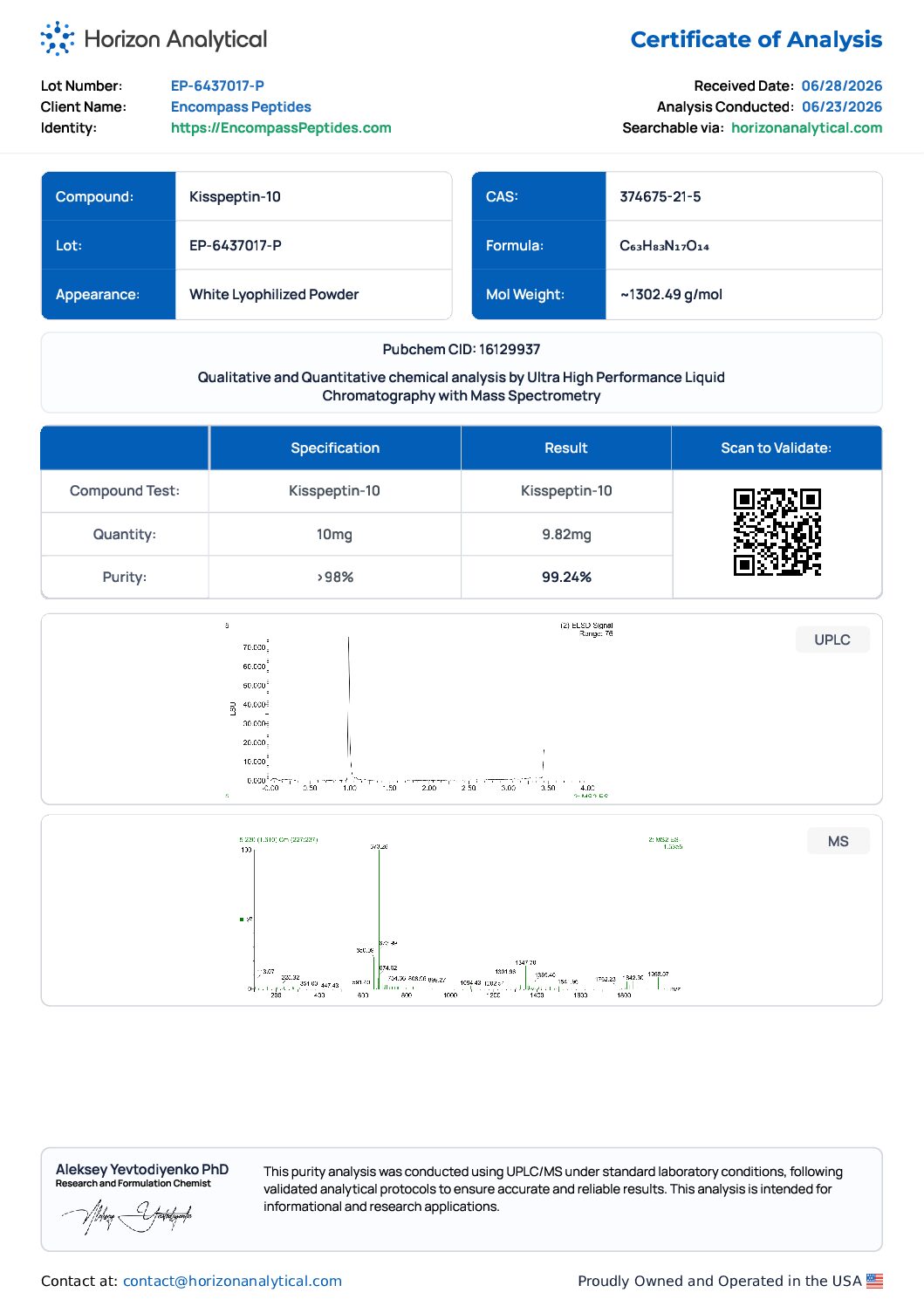 Kisspeptin 10mg - Image 2